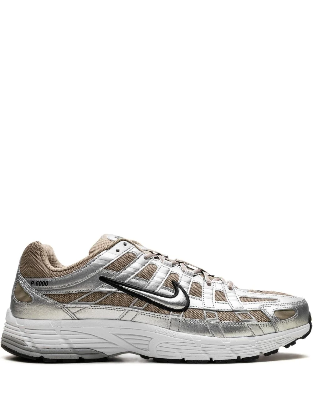 P-6000 "Khaki Metallic Silver" sneakers - 1
