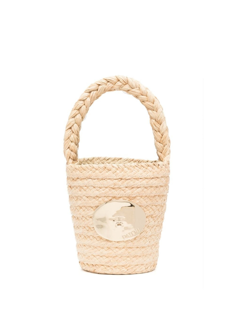 Iconic raffia bucket bag 1