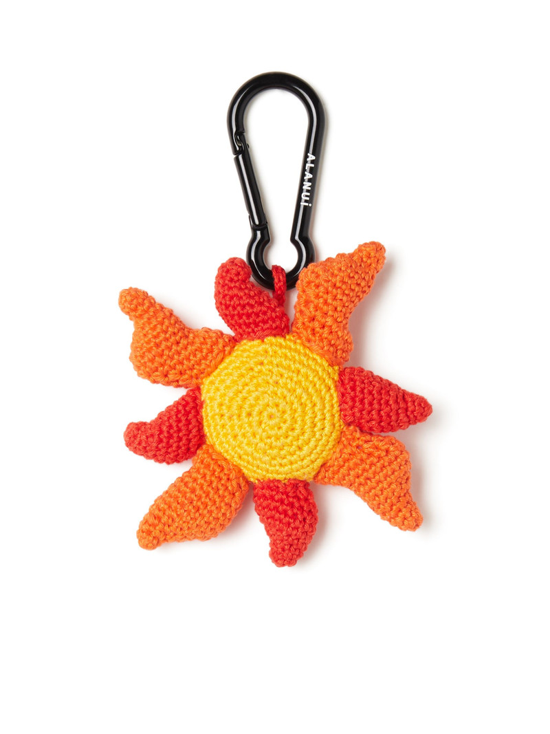 Handmade Sun Crochet Key Holder 1