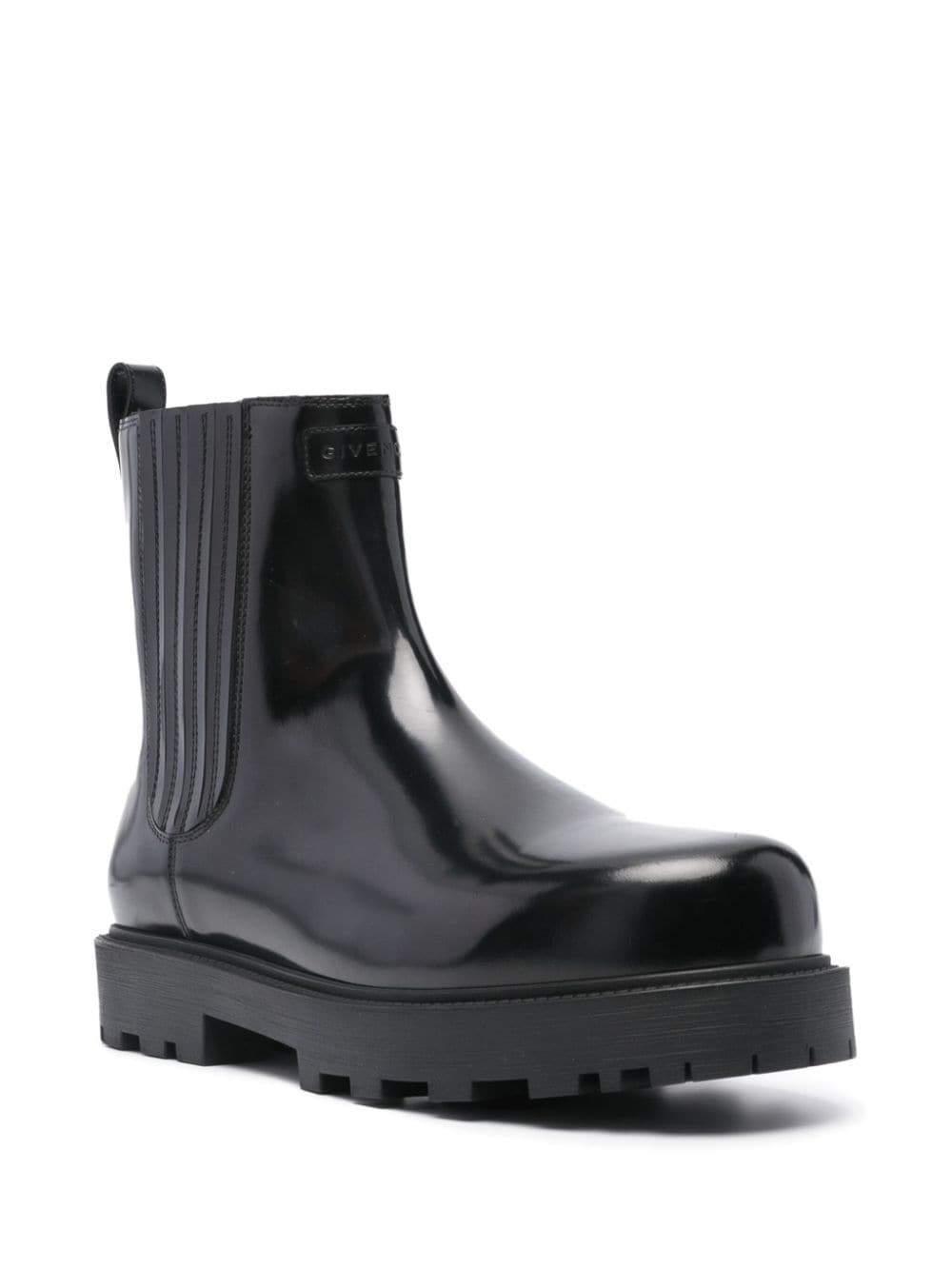 patent leather Chelsea boots - 2