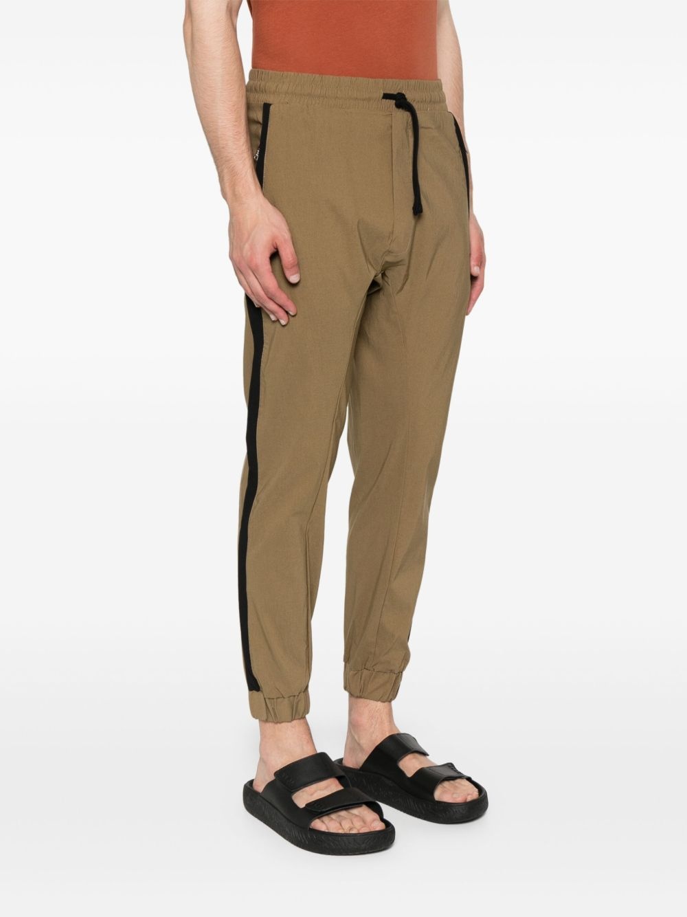 side-stripe track pants - 3