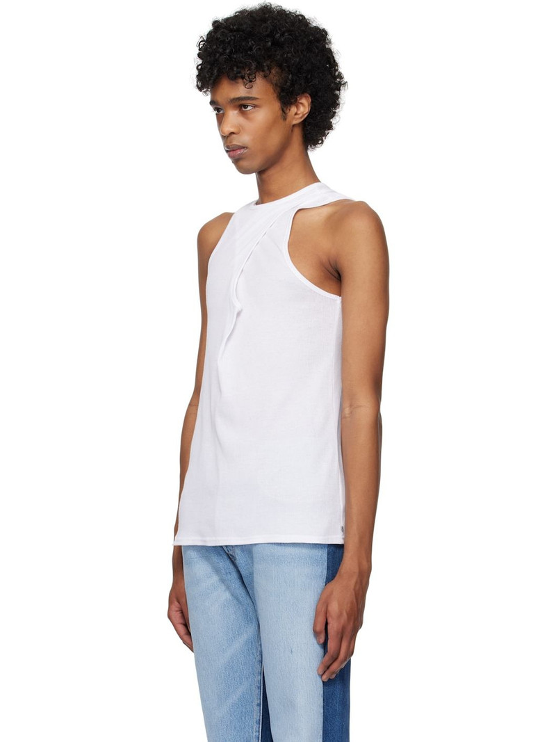 BLESS White Twintank Tank Top outlook