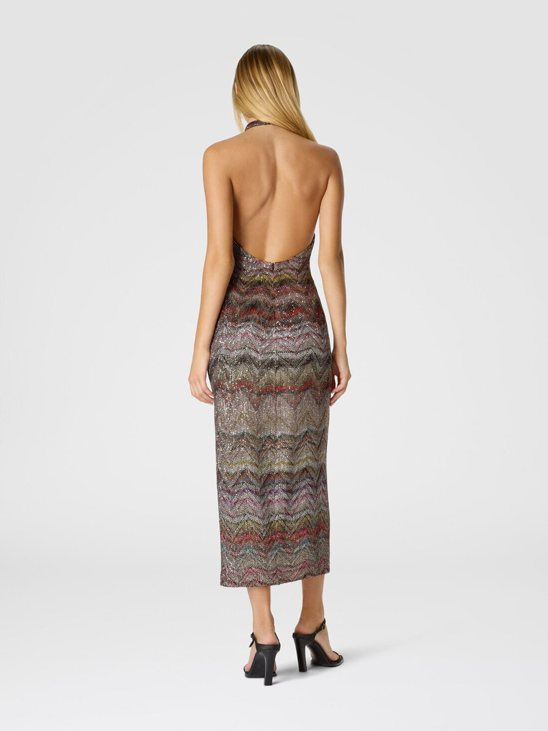 Midi Dress with Halter Neck 3