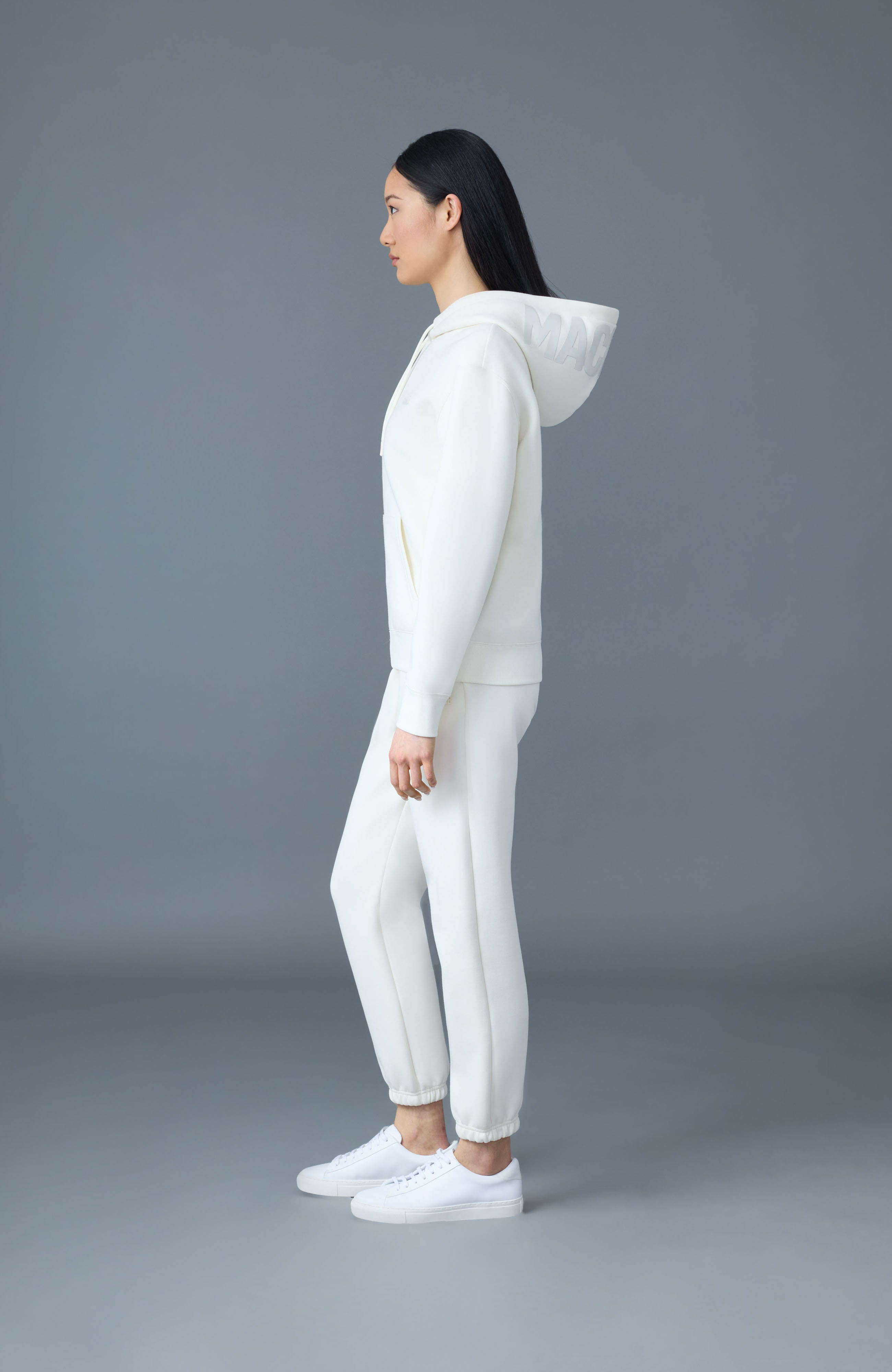 ZOSIA Double-Face Jersey Logo Hoodie - 4