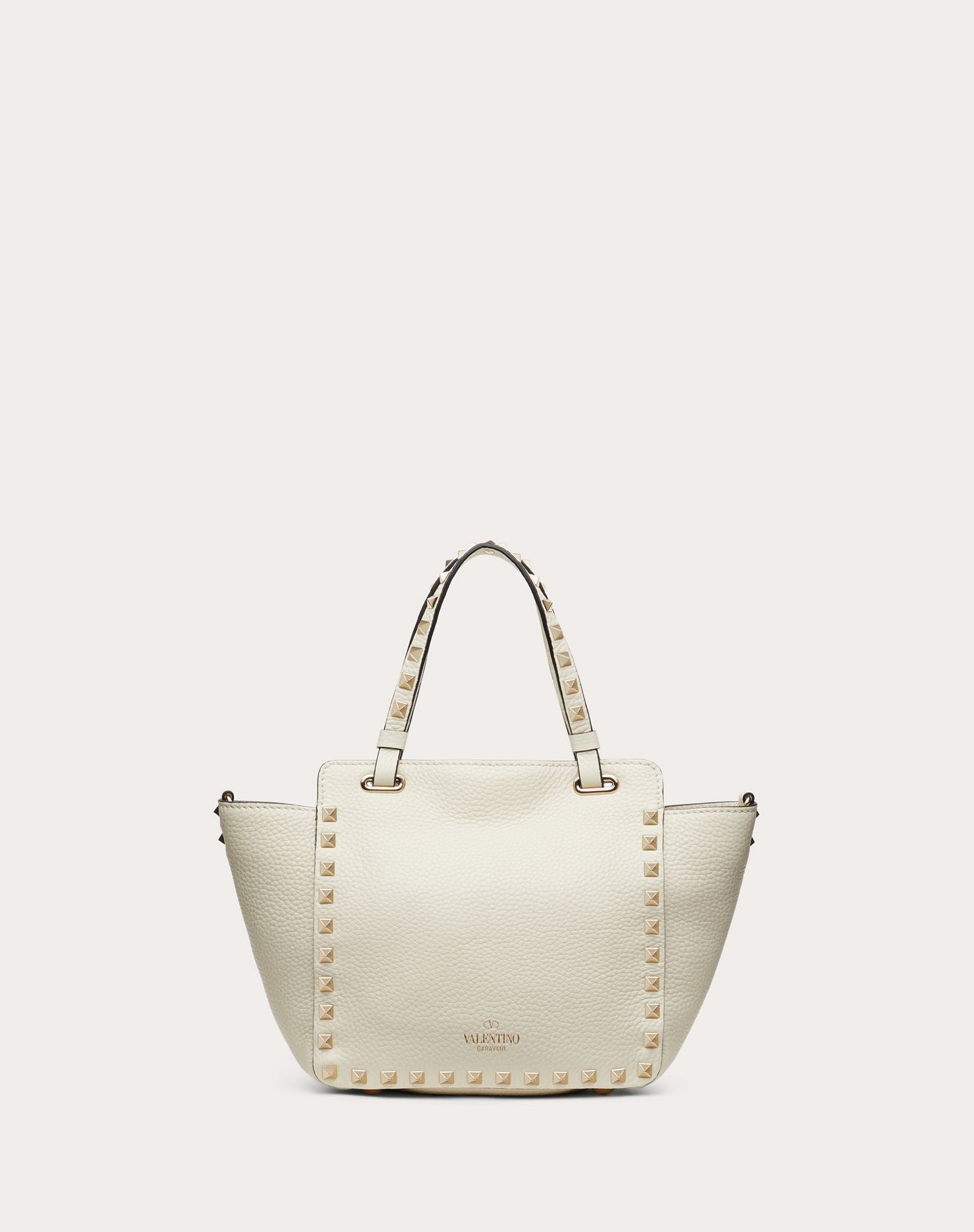 Mini Rockstud Grainy Calfskin Bag - 3