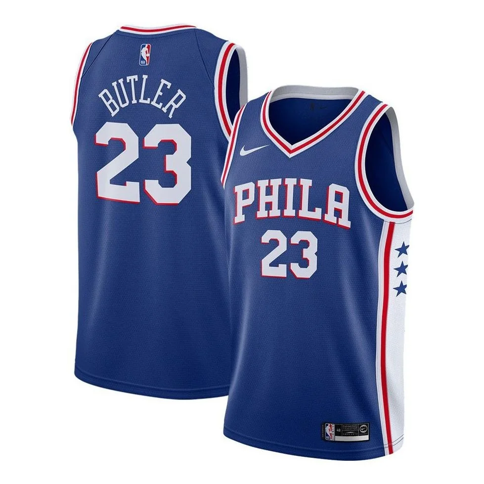 Nike NBA Jersey Icon Edition Swingman Fan Edition Philadelphia 76ers Butler No. 23 Blue 864501-408 - 1