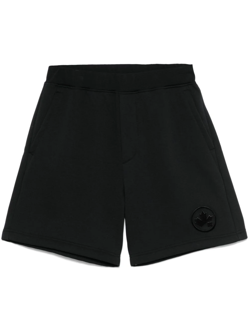 flocked logo track shorts - 1