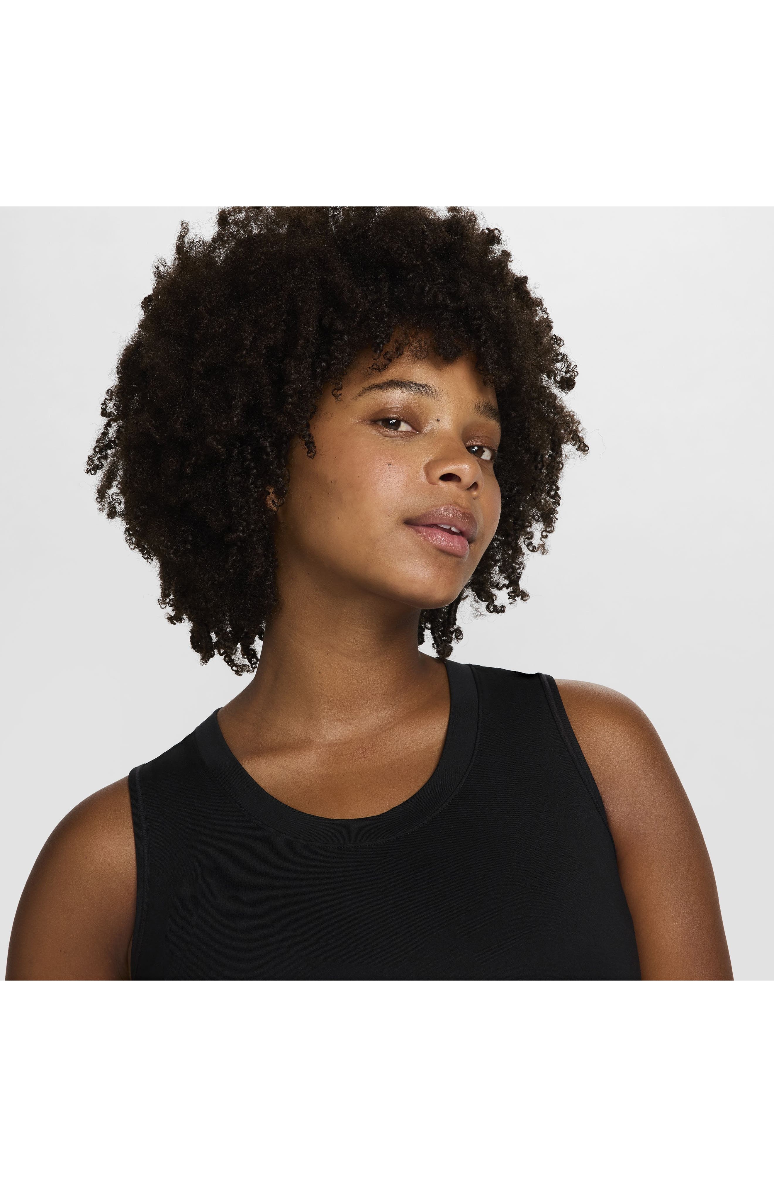 Nike One Magic Dri-FIT Maternity Slim Fit Tank in Black at Nordstrom - 6
