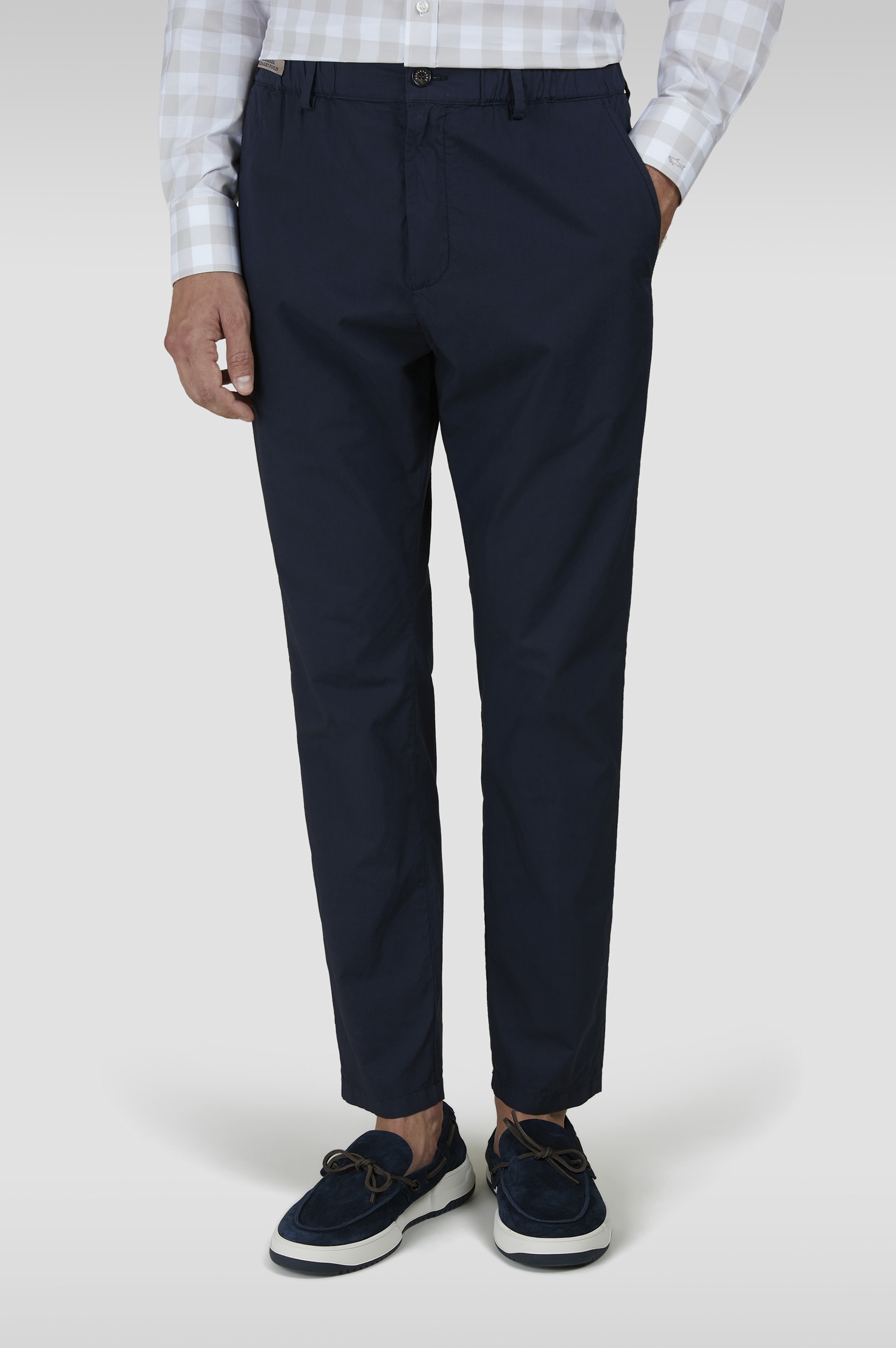 CHINO PANTS IN ULTRALIGHT POPLIN COTTON - 6