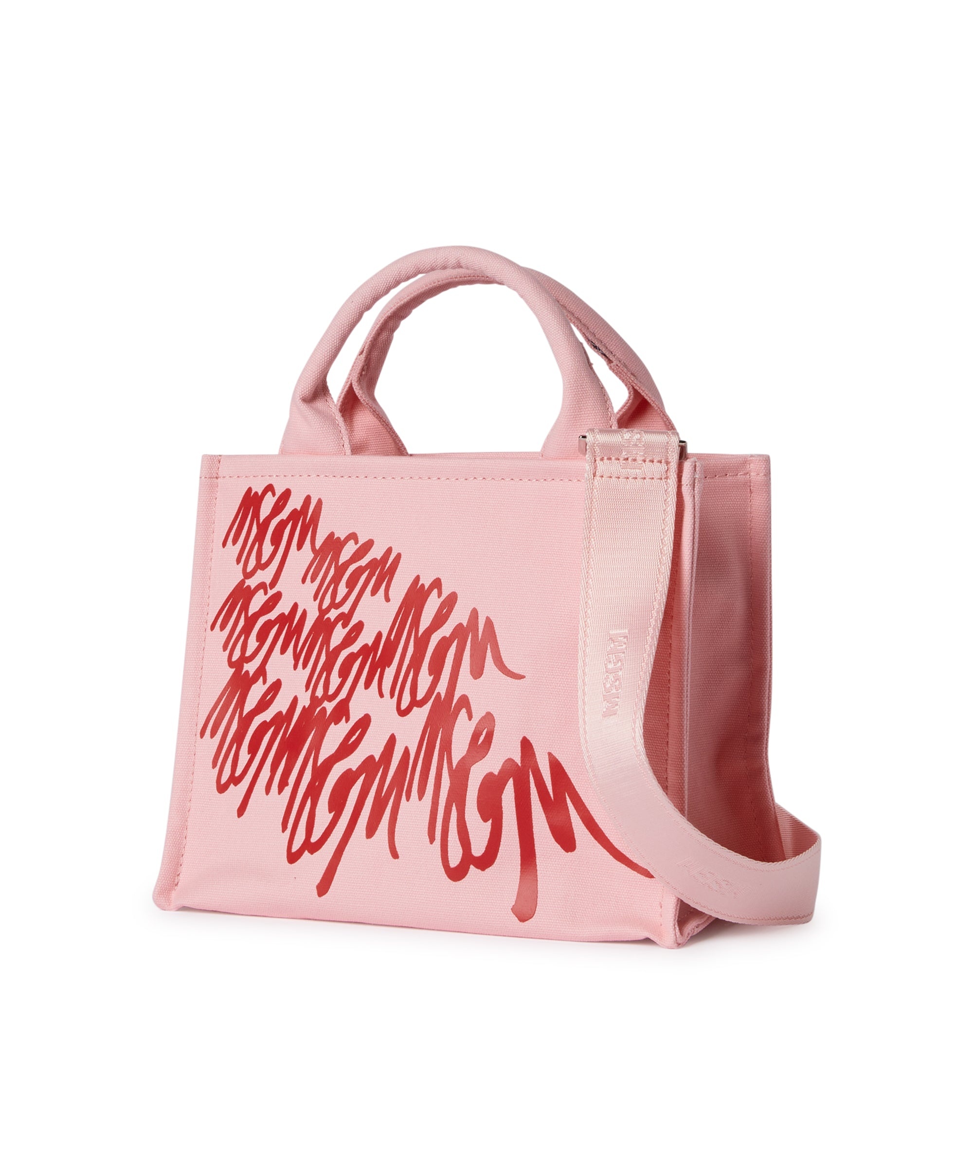 Blended cotton MSGM mini Canvas Tote Bag - 3