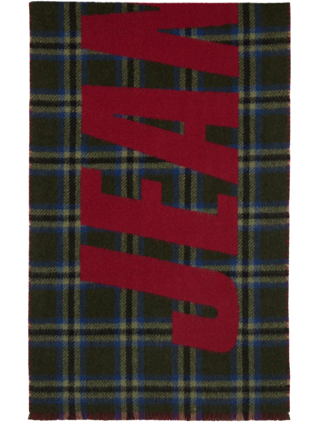 Green 'The Gaultier' Tartan Scarf - 1