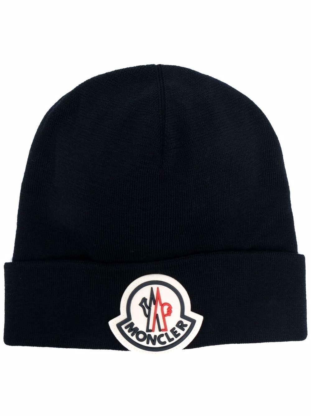 logo patch beanie - 1