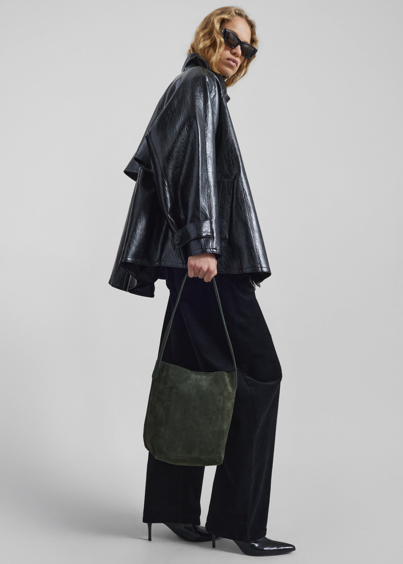 Dalaro Faux Leather Swing Jacket - Black 4