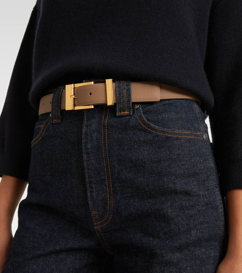 KHAITE Manhattan leather belt outlook