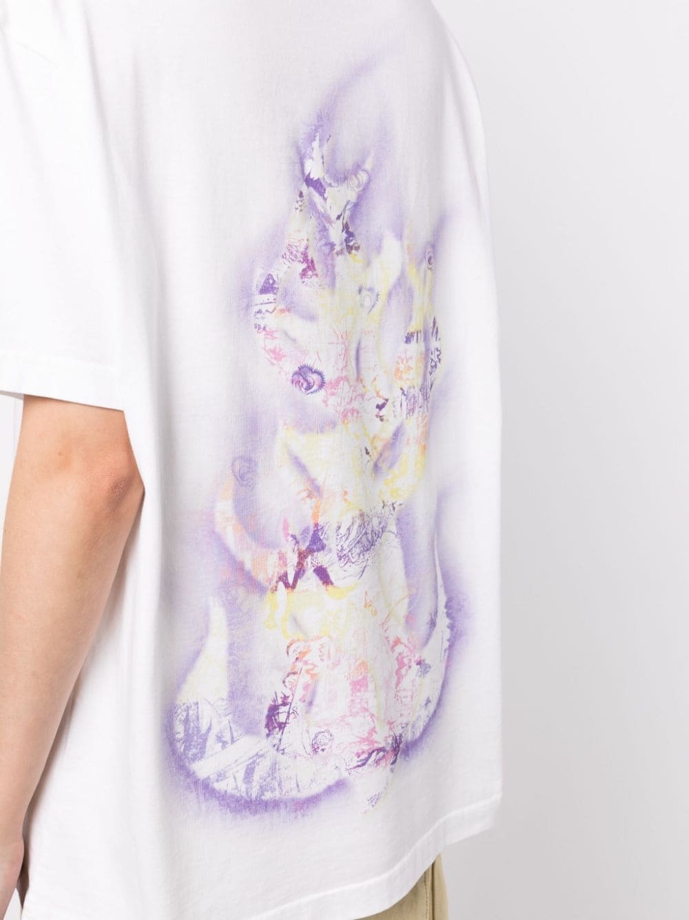 Monster-print cotton T-shirt - 5