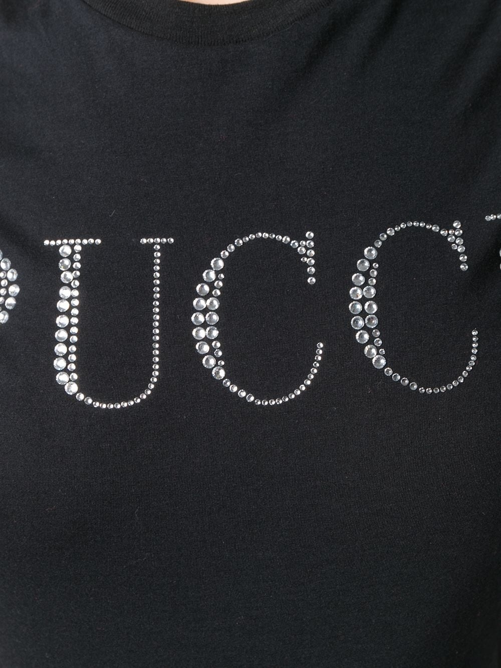 Crystal Embellished Logo T-shirt - 5