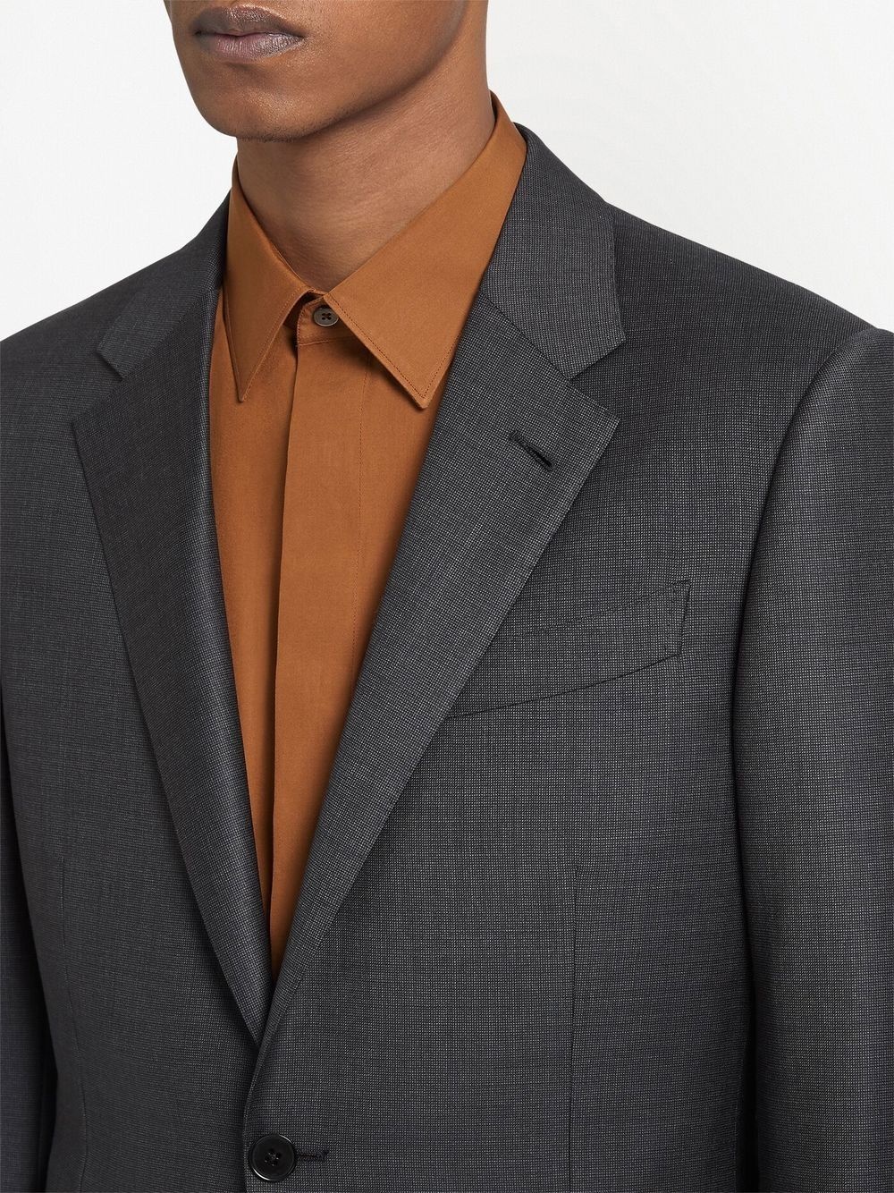 Trofeo single-breasted wool suit - 5