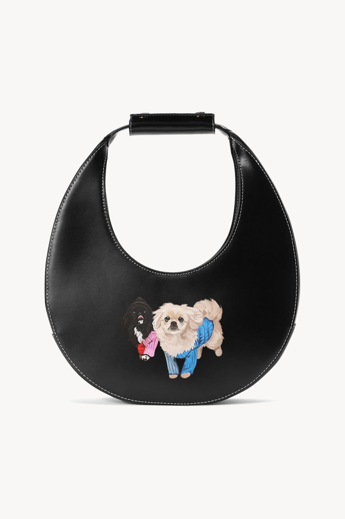 STAUD CUSTOM MOON BAG | BLACK - 2