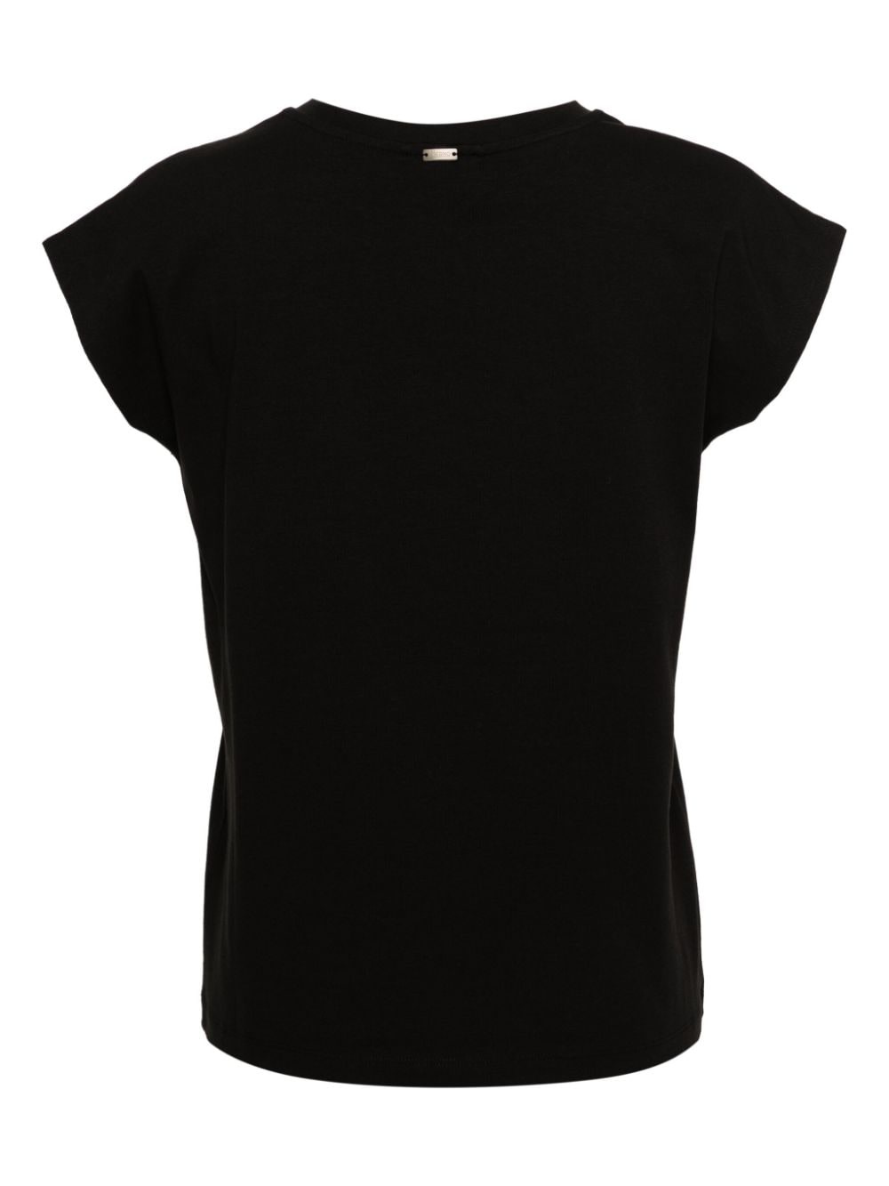 logo-embellished cap-sleeve T-shirt - 2