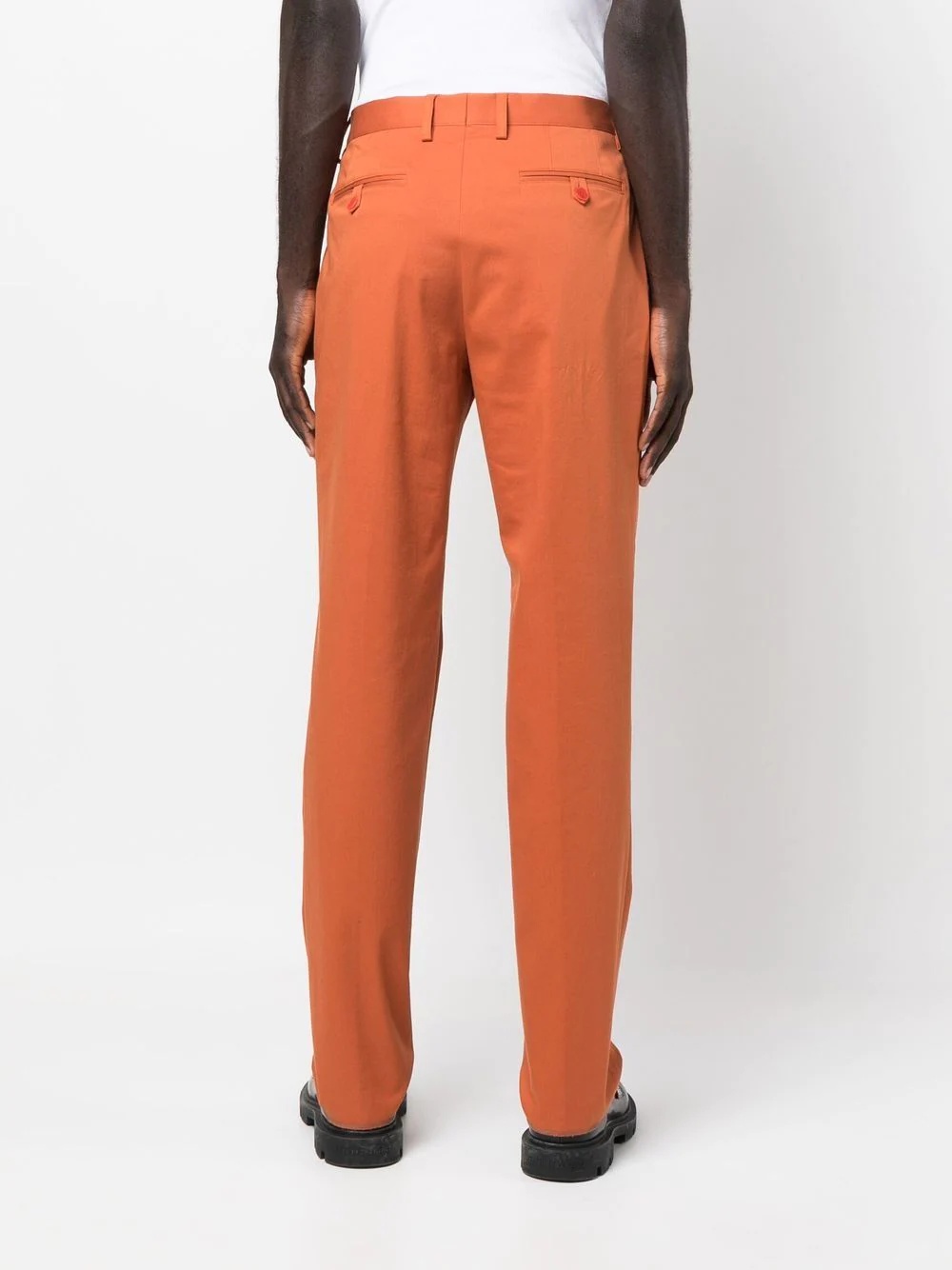 straight-leg tailored trousers - 4