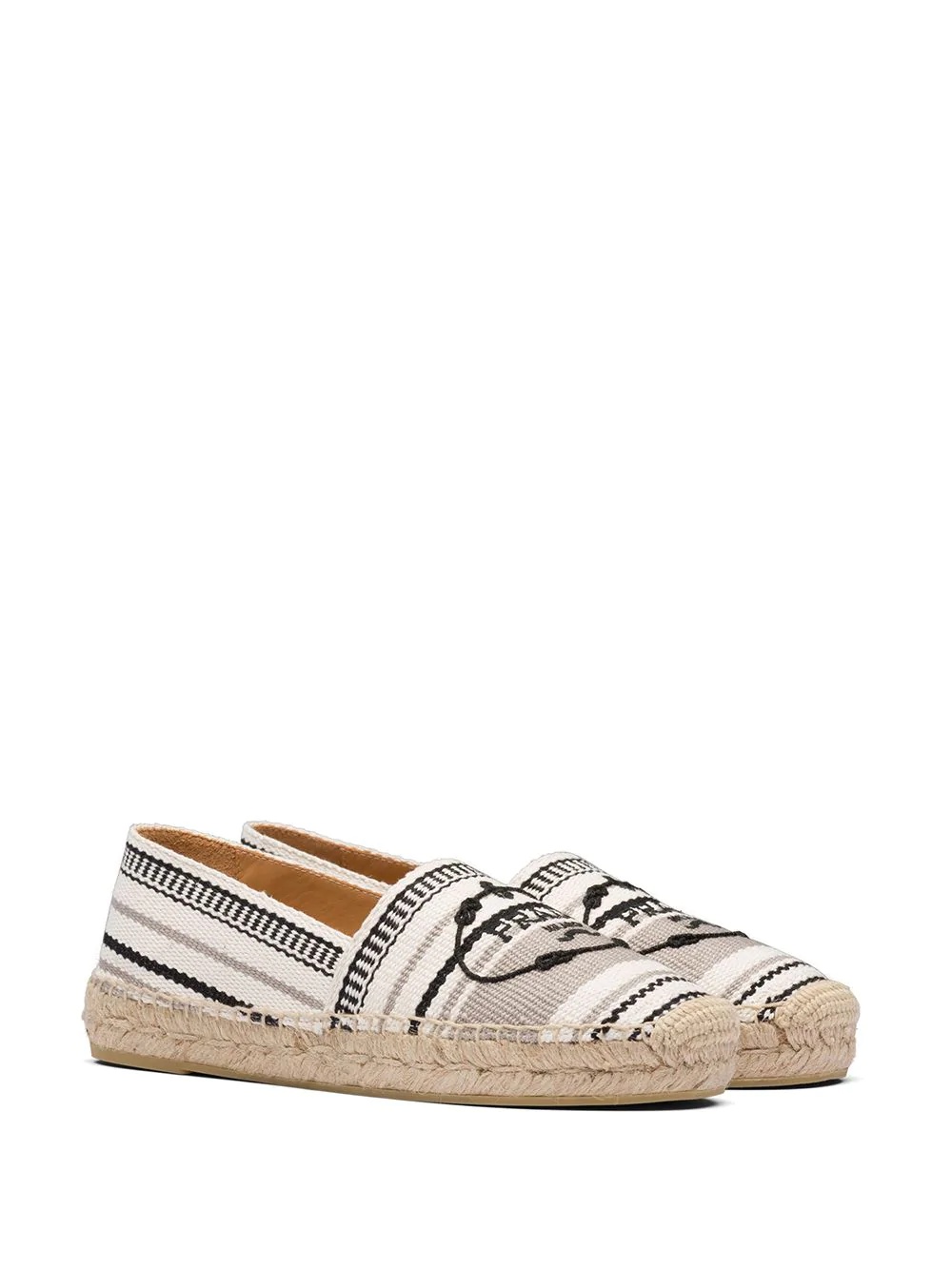 logo embroidered espadrilles - 2