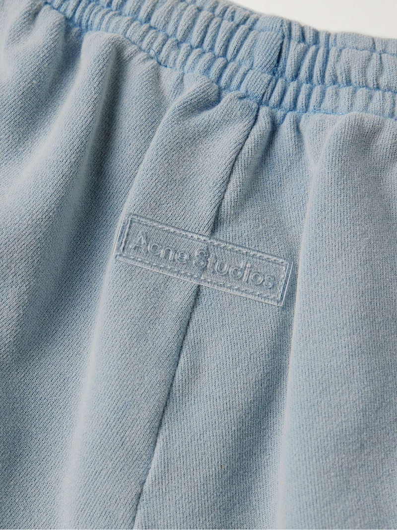 Tapered Logo-Appliquéd Cotton-Jersey Sweatpants 4