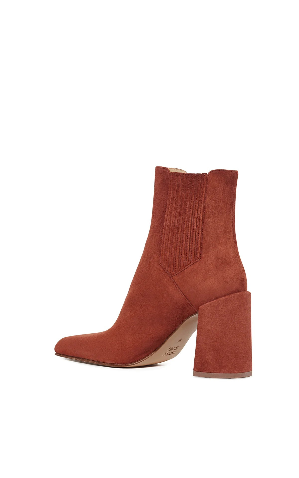 Luke High Heel Boot in Burnt Sienna Suede - 4