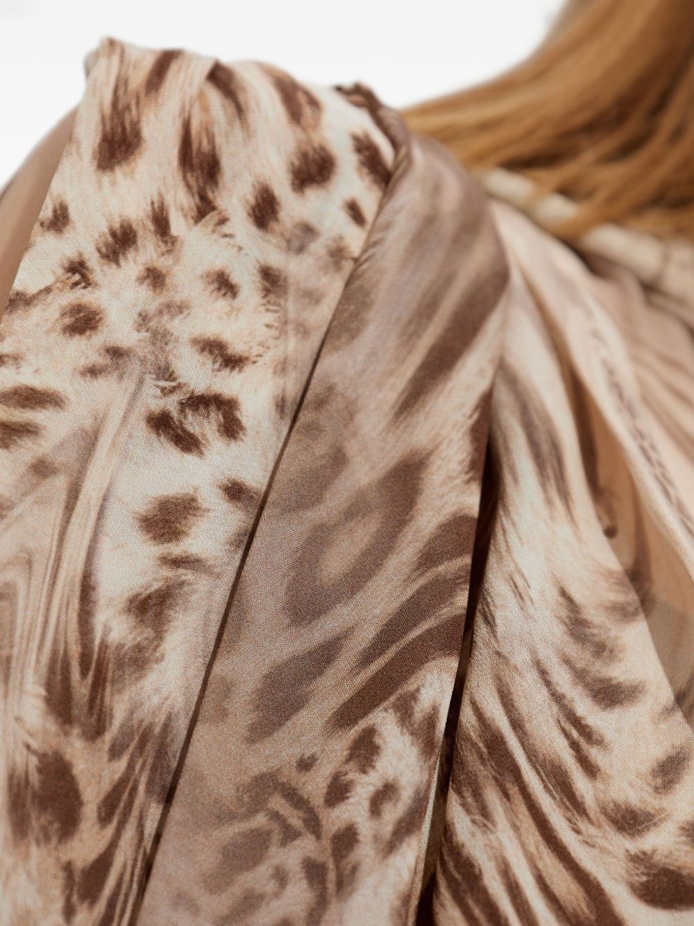 printed chiffon dress - 5