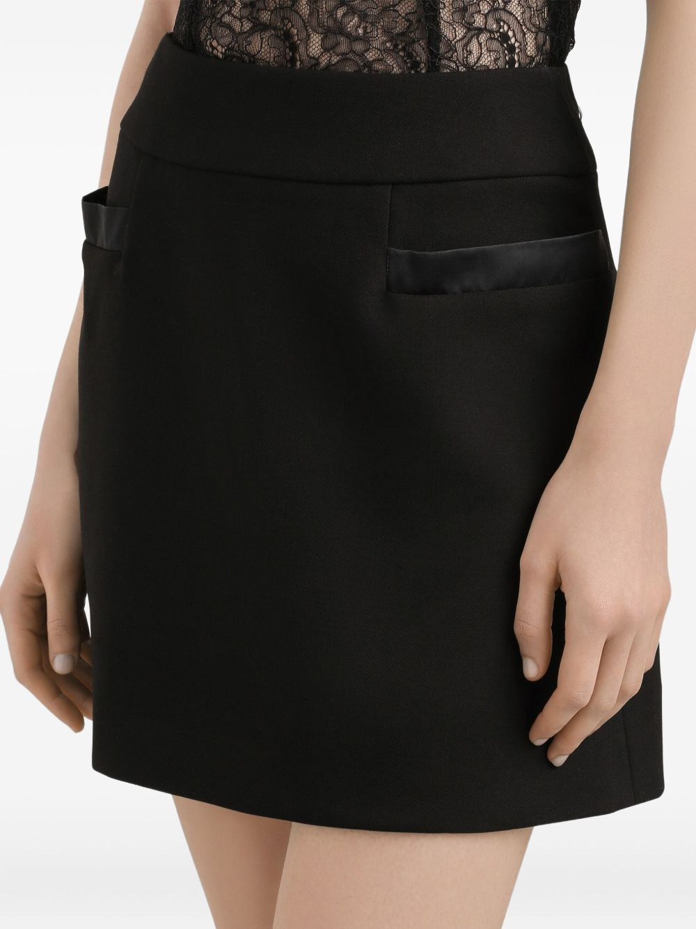 pocket-detail mini skirt - 4