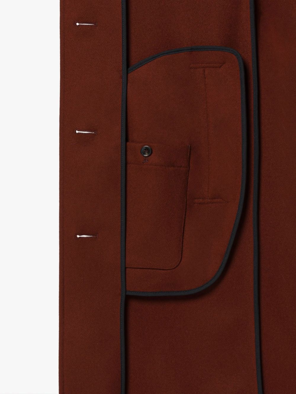 FAIRLIE BROWN WOOL COAT - 6