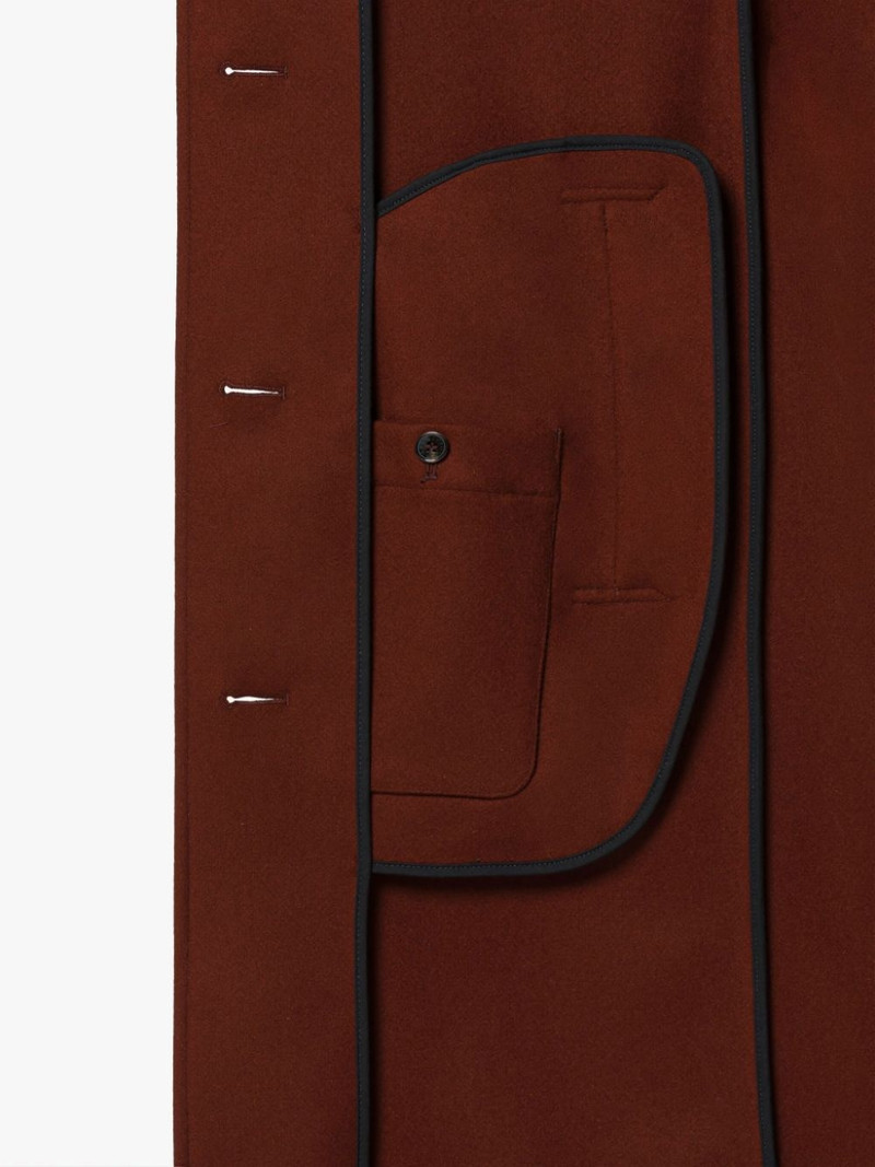 FAIRLIE BROWN WOOL COAT 6
