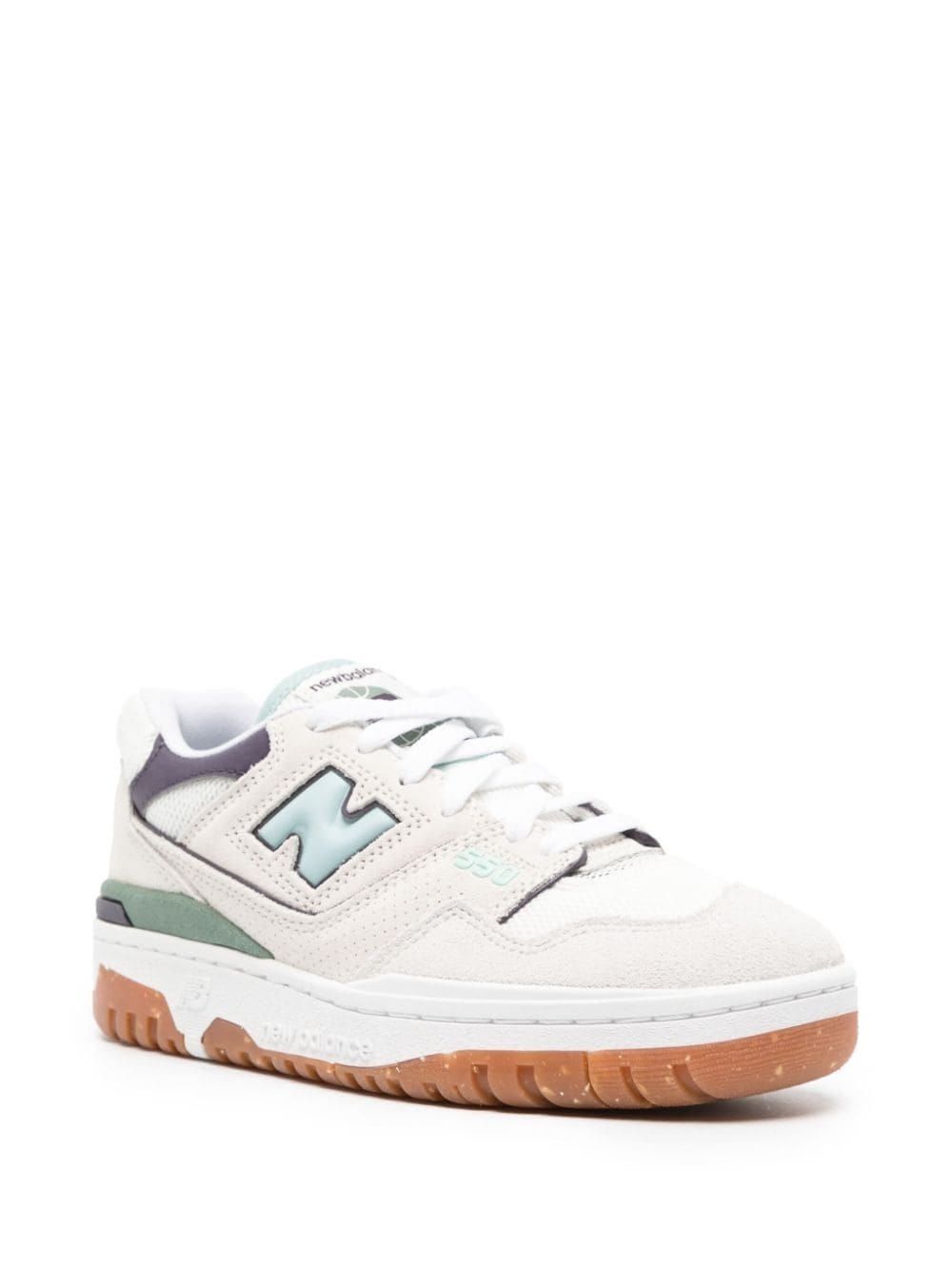 550 logo-patch panelled sneakers - 2