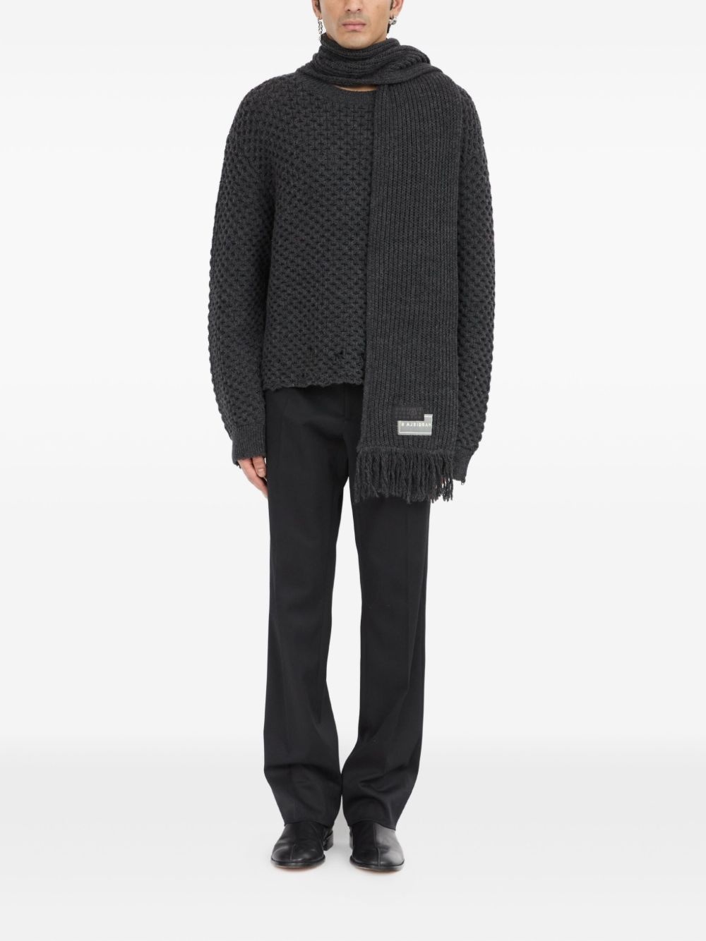 virgin wool-blend sweater - 2