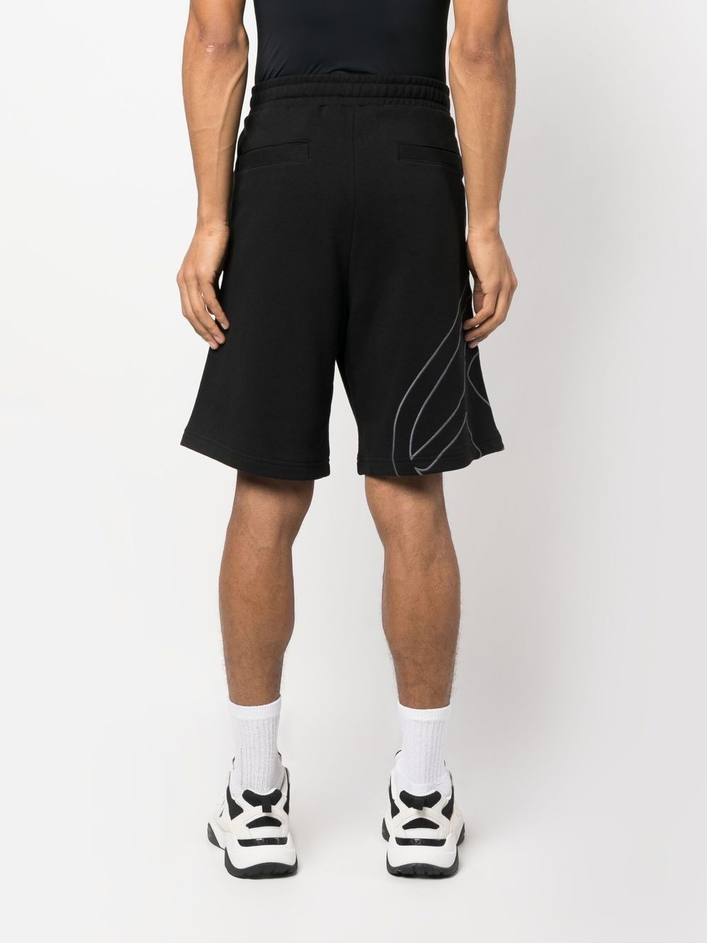 P-Crow Megoval cotton shorts - 4