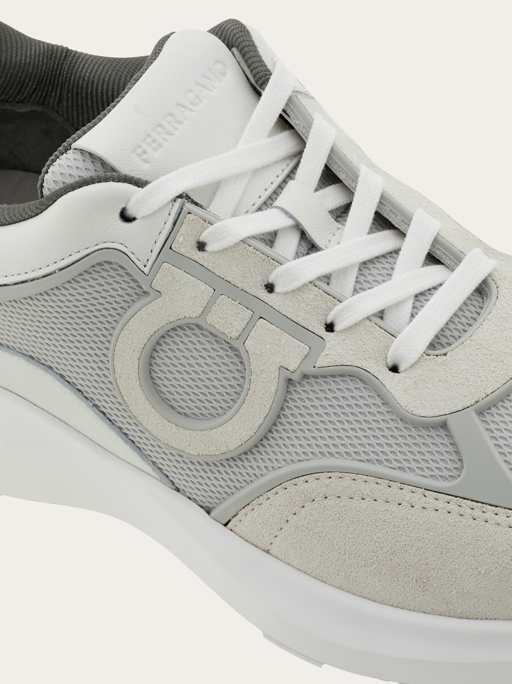 Low top sneaker with Gancini ornament - 7