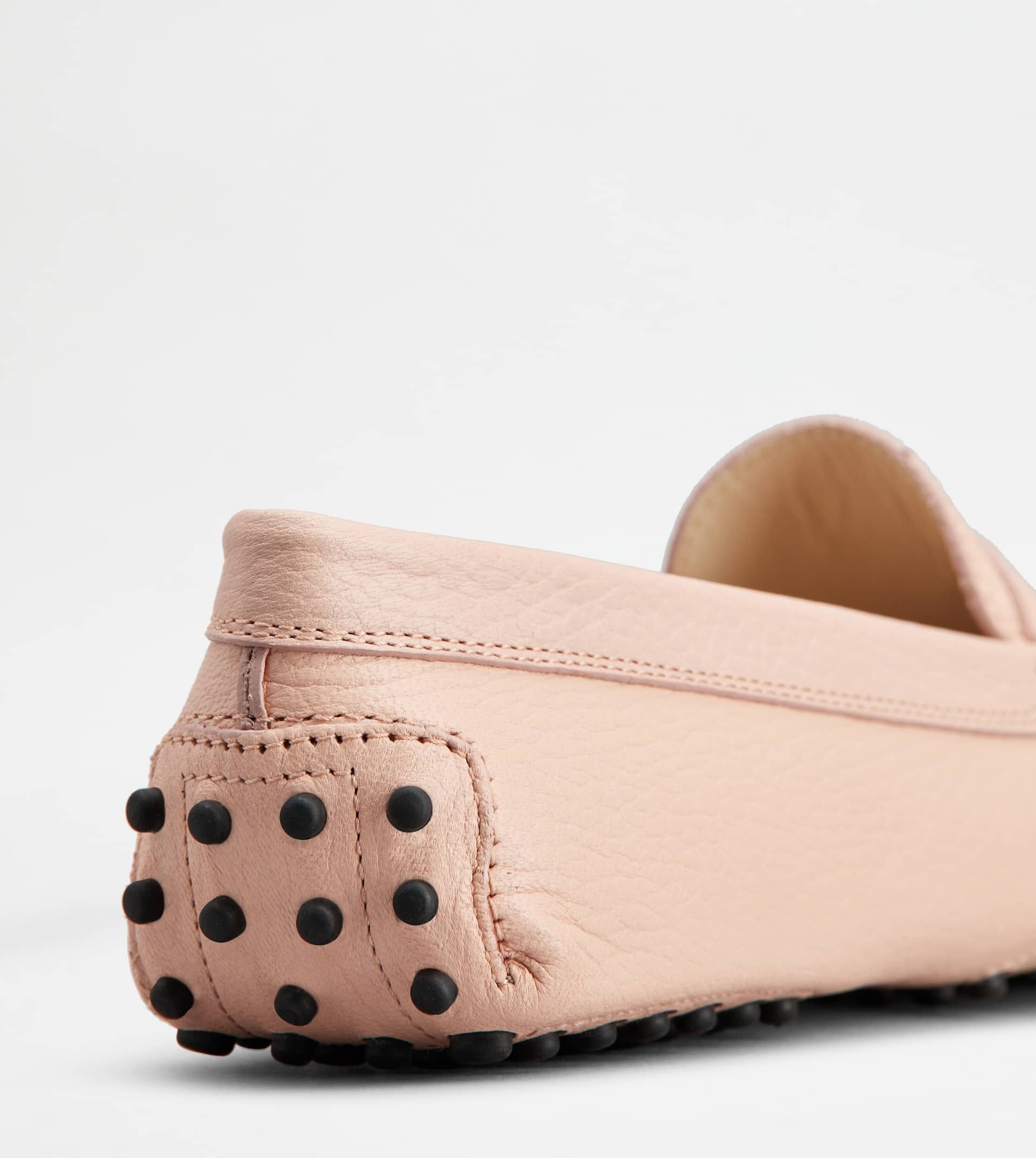 TOD'S GOMMINO DRIVING SHOES IN LEATHER - PINK - 5