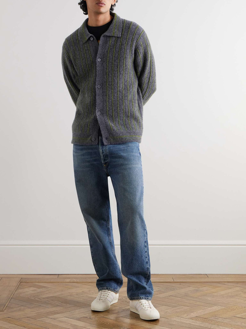 NN07 Darren 6683 Striped Wool-Blend Cardigan outlook