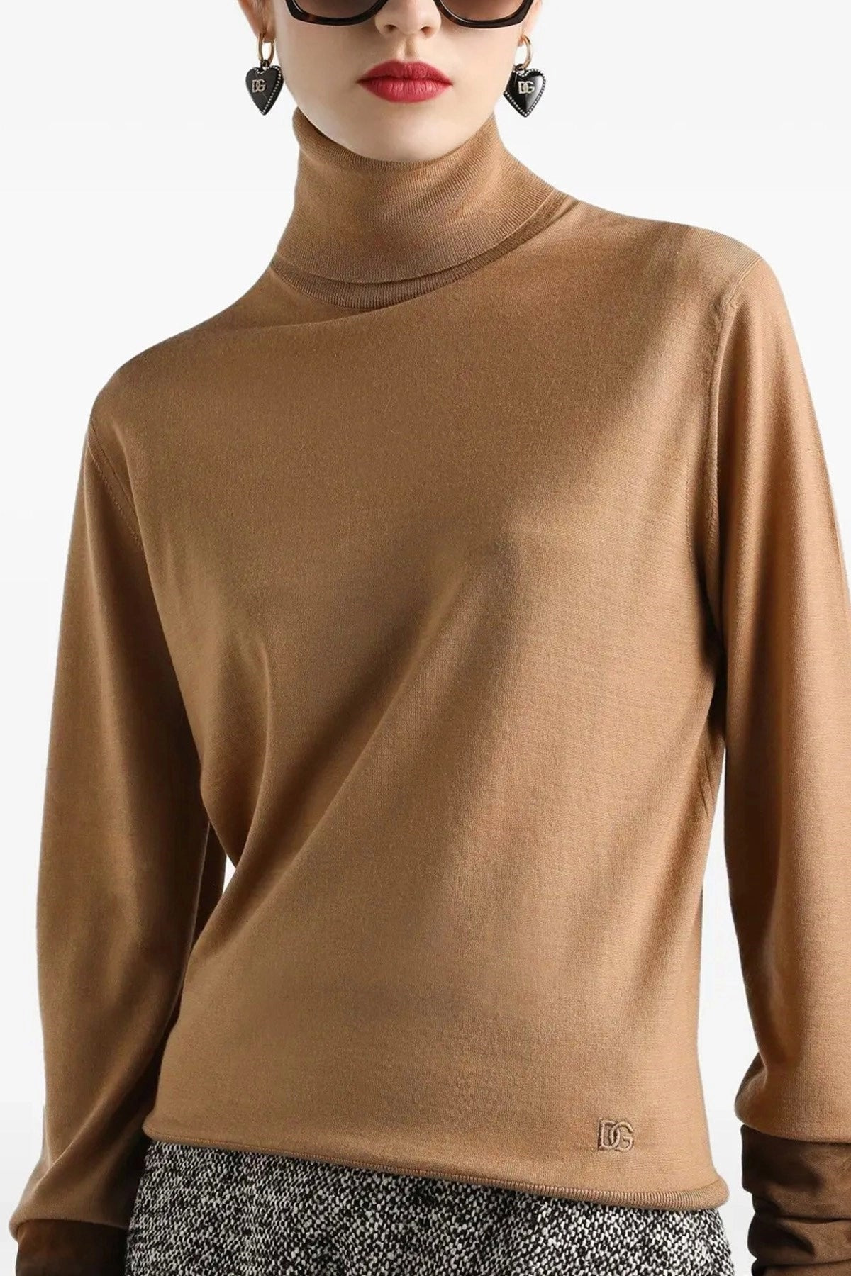 Dolce & Gabbana Women Cashmere Turtleneck Sweater - 2