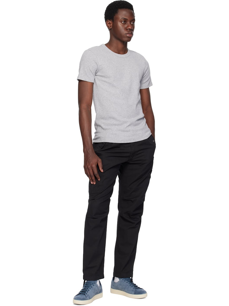 TOM FORD Gray Cotton Stretch Jersey T-shirt outlook