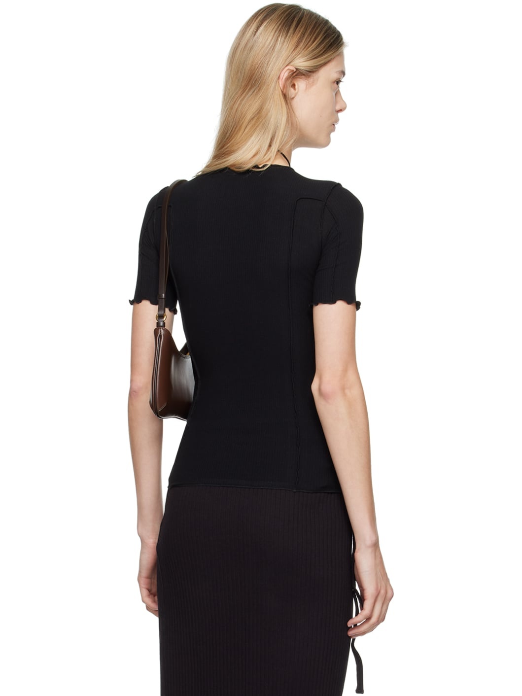 Black Omato 3/4 T-Shirt - 3