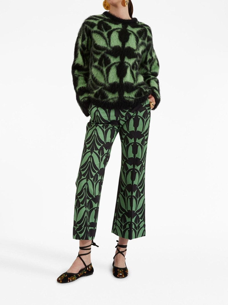 La DoubleJ intarsia-knit long-sleeve jumper outlook