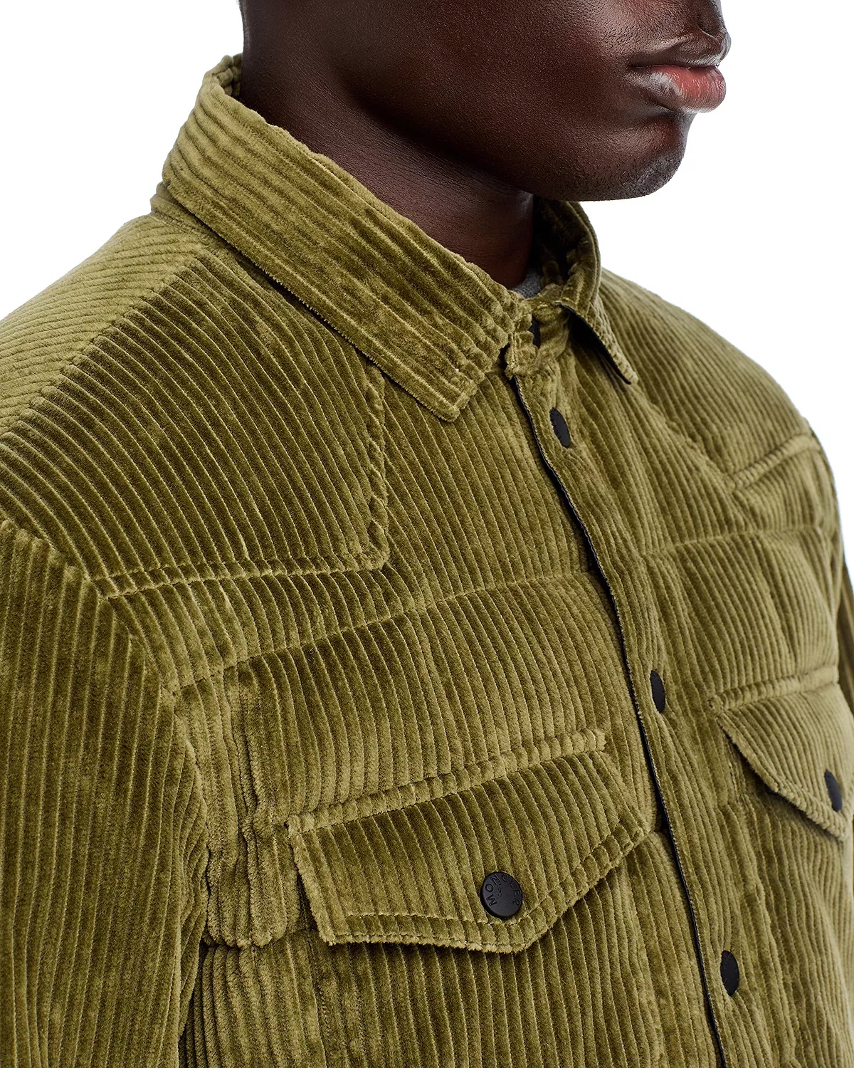 Gelt Corduroy Down Shirt Jacket - 6