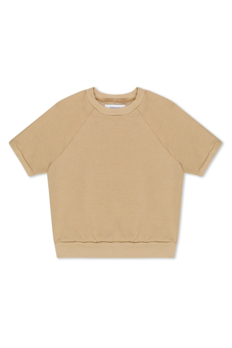 KHAKI RAGLAN SWEATSHIRT 5