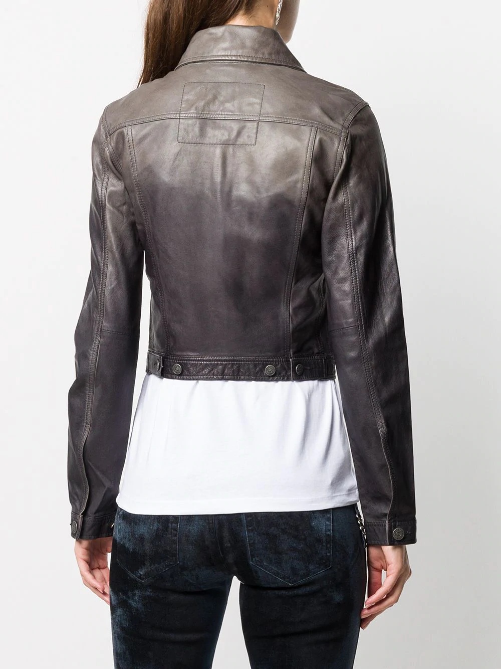 faded trucker jacket - 4