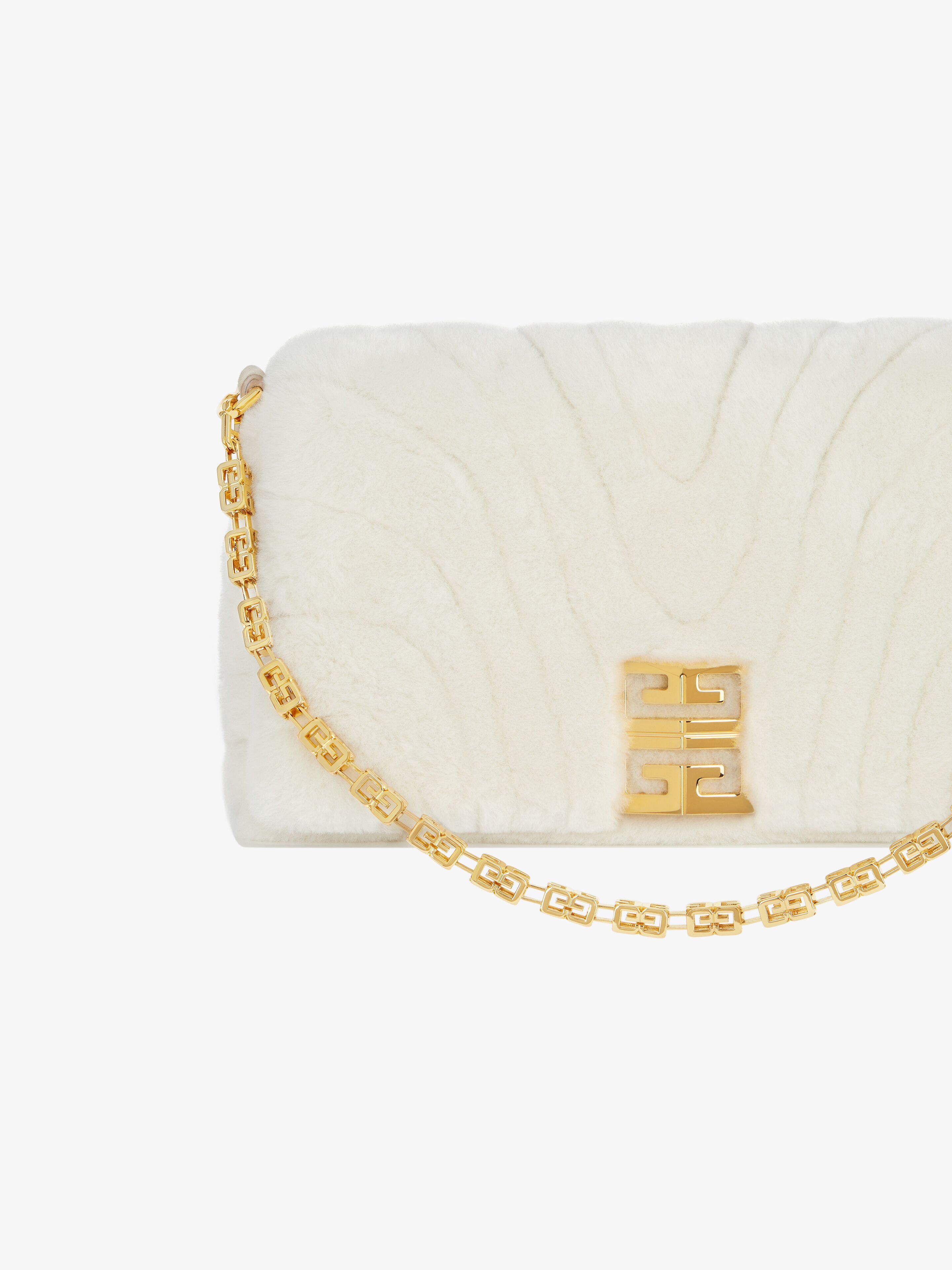 SMALL 4G SOFT BAG IN SHEARLING - 7