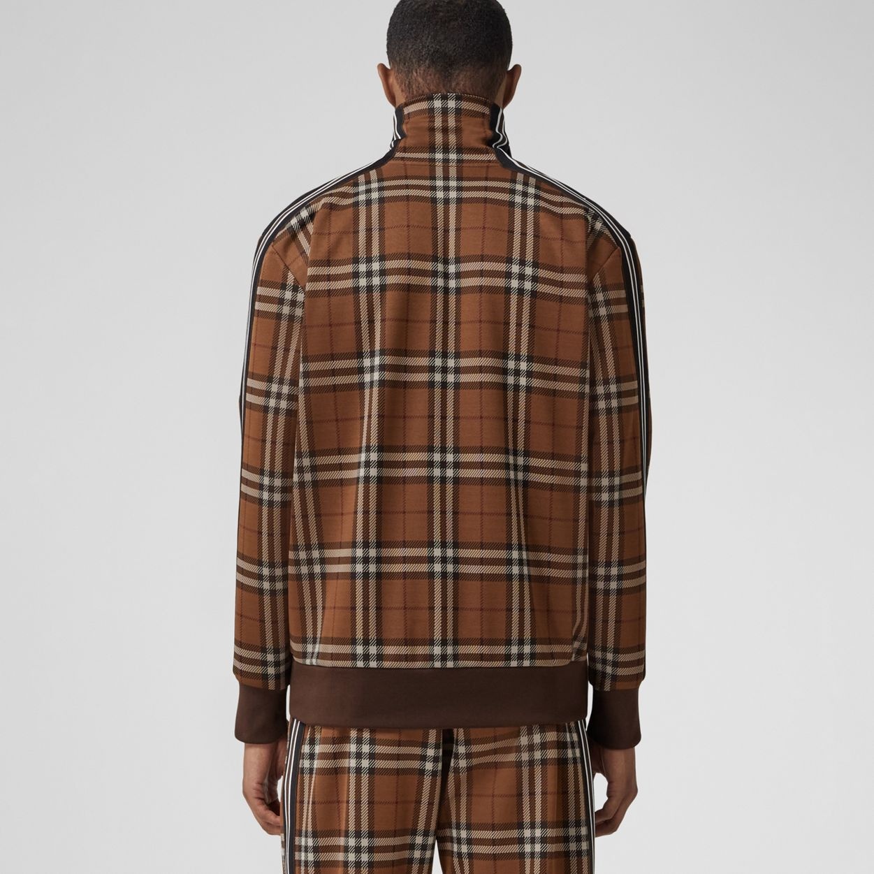 Check Funnel Neck Sweater - 4