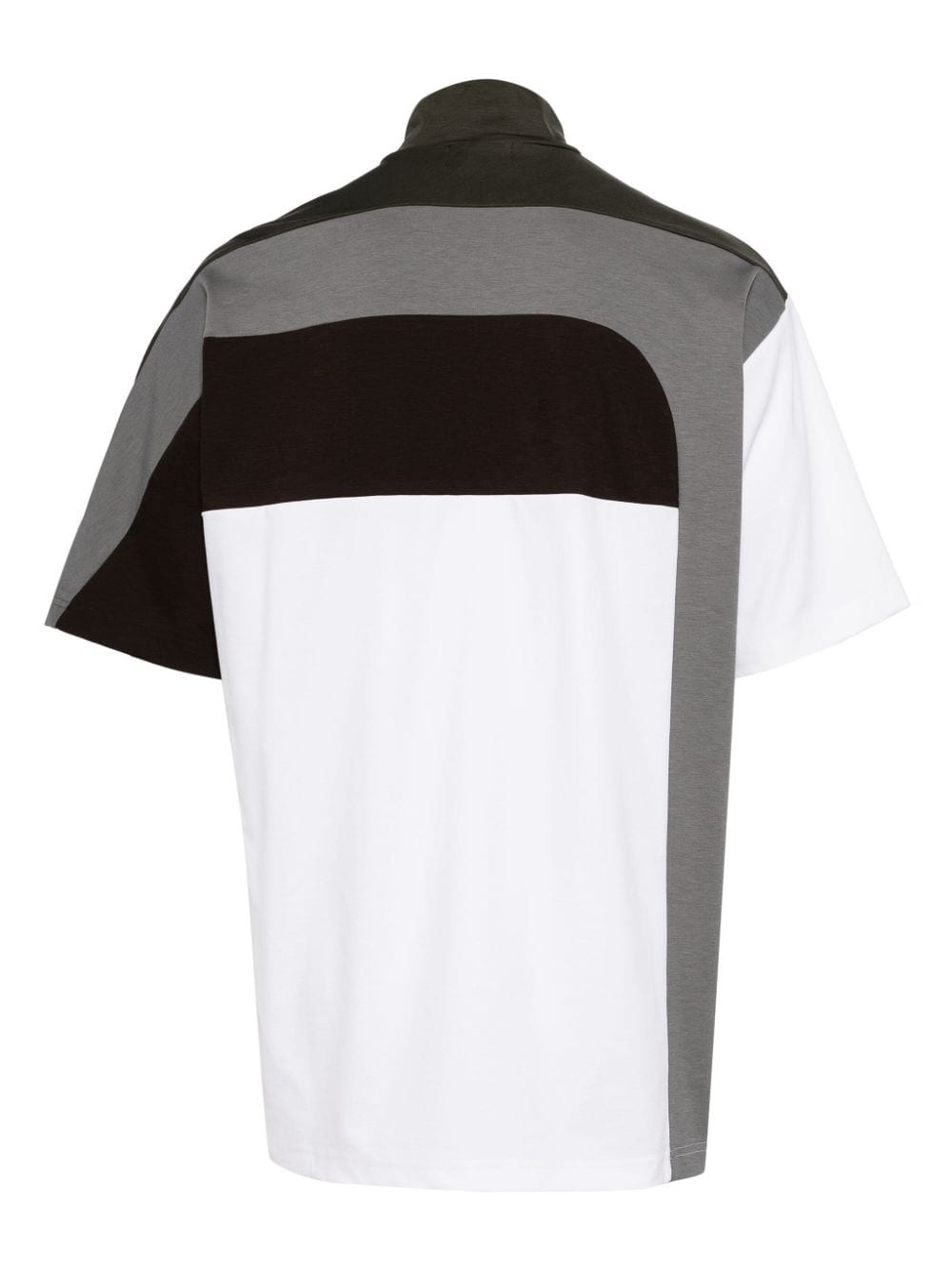 colour-block jersey T-shirt - 2