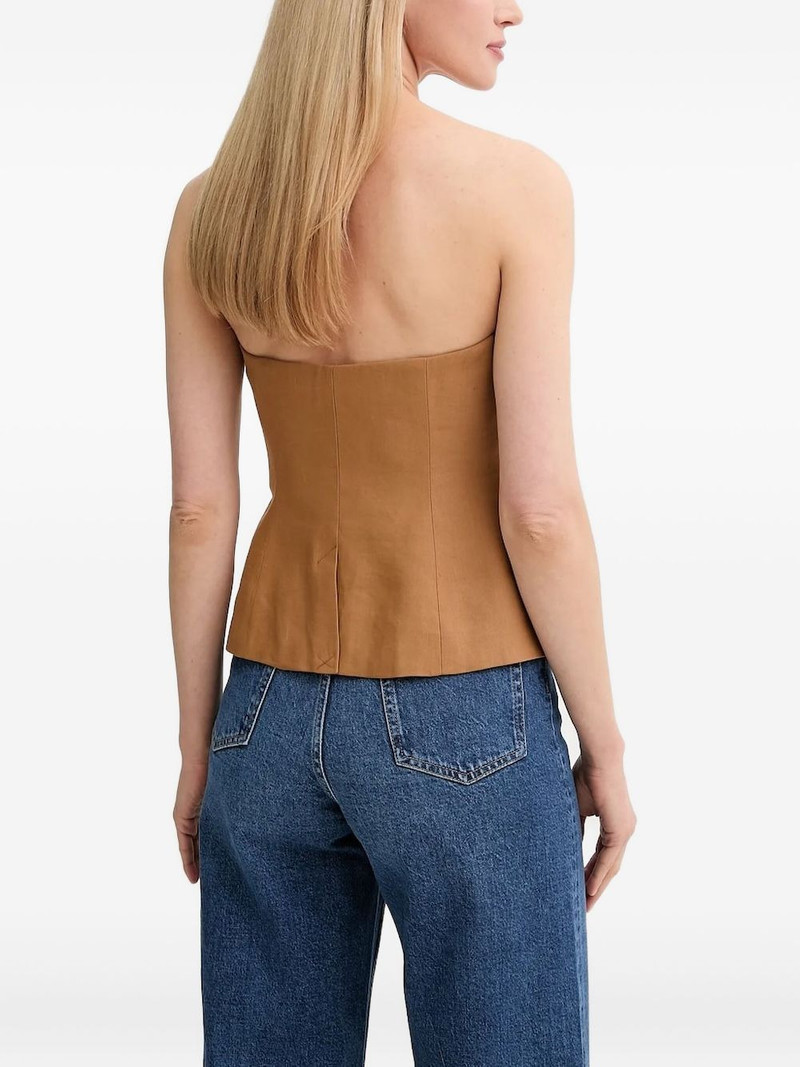 A.L.C. strapless darted top outlook