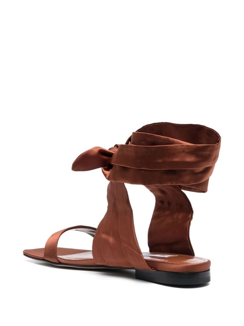 ankle-tie flat sandals - 3