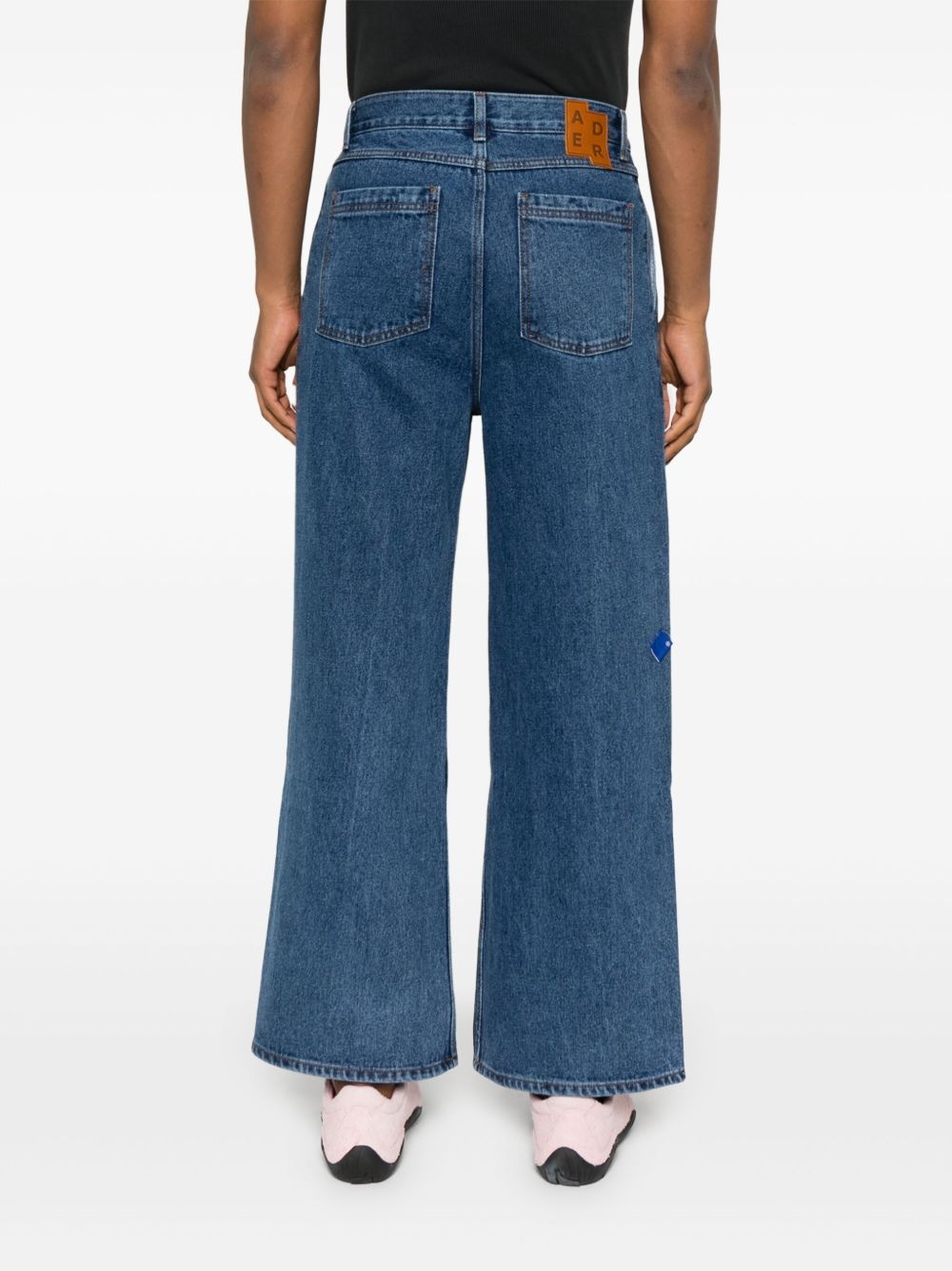 logo-patch jeans - 4